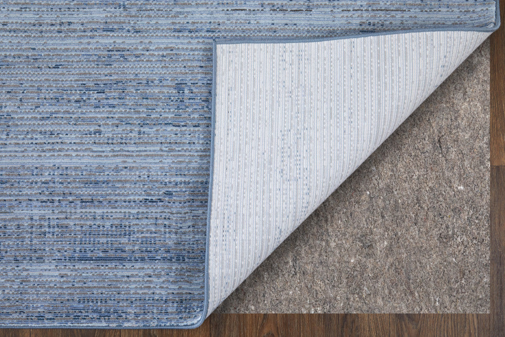 8 x 10 Blue & Ivory Power Loom Rug