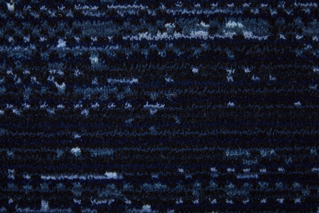 8 x 10 Black & Blue Power Loom Rug