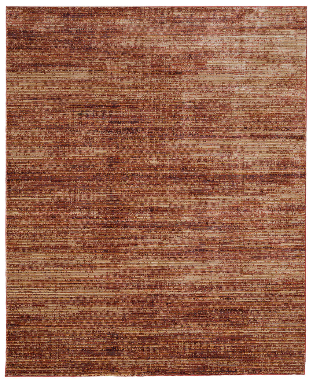 8 x 10 Tan & Brown Power Loom Rug