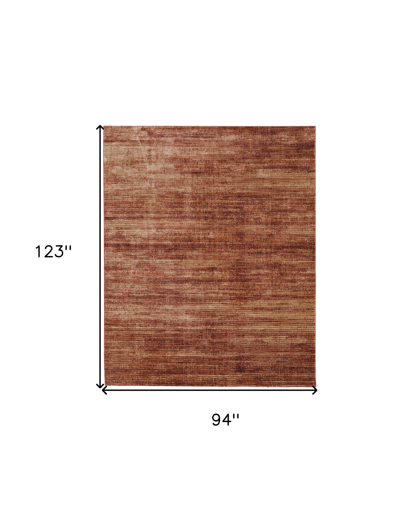 8 x 10 Tan & Brown Power Loom Rug