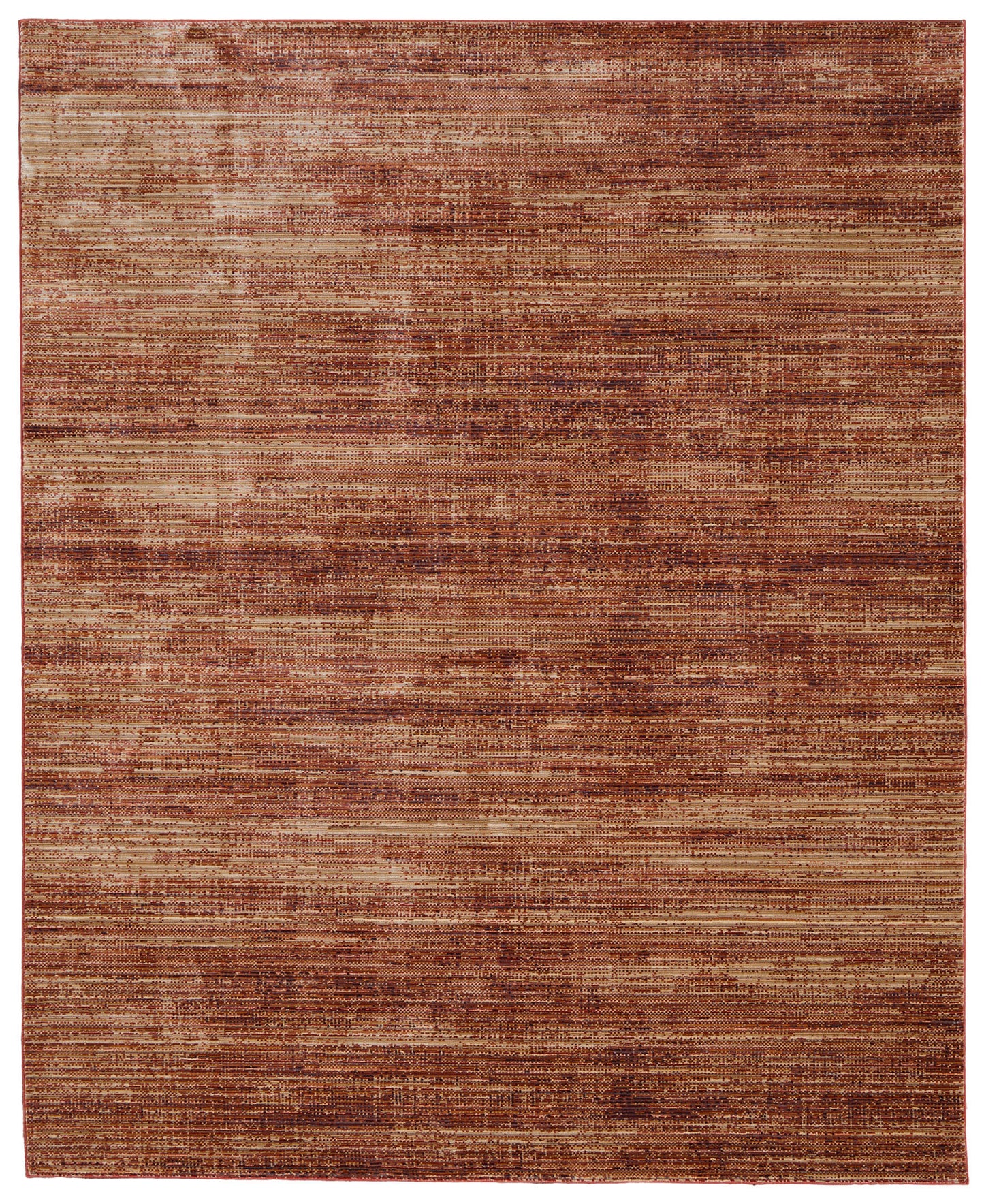8 x 10 Tan & Brown Power Loom Rug