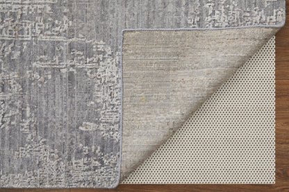 4 x 6 Gray Hand Woven Rug