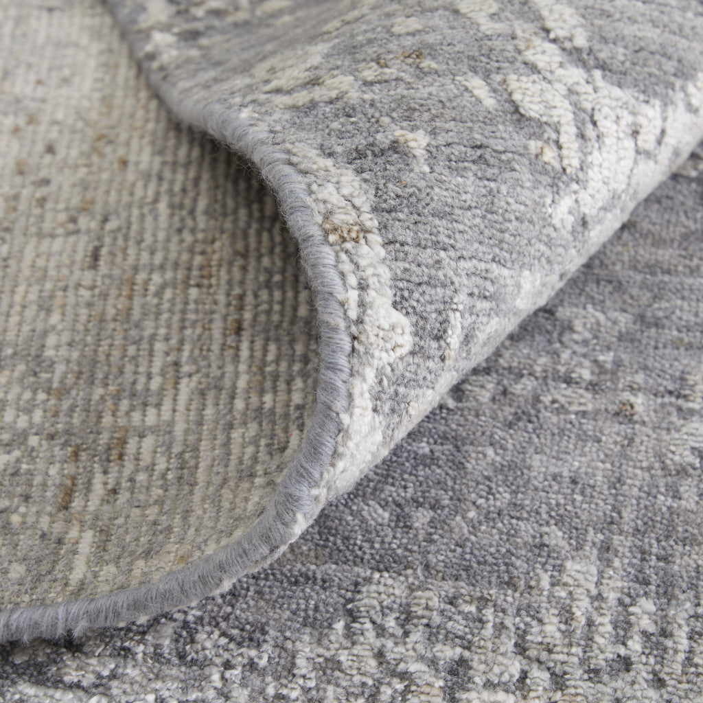 4 x 6 Gray Hand Woven Rug