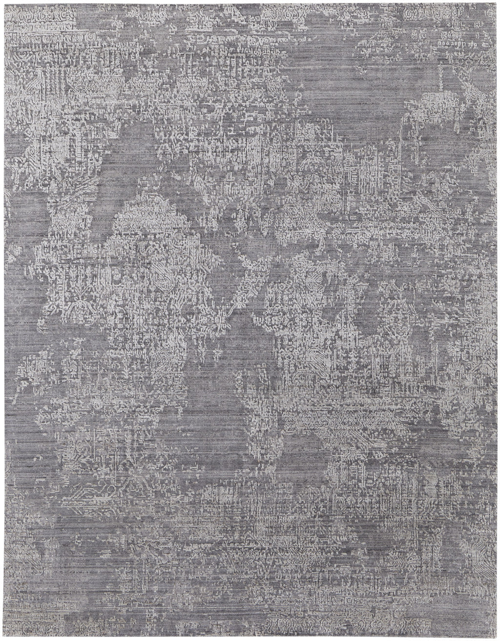 12 x 15 Gray Hand Woven Rug