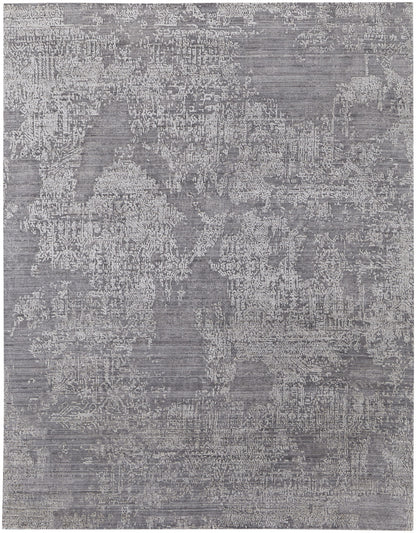 12 x 15 Gray Hand Woven Rug