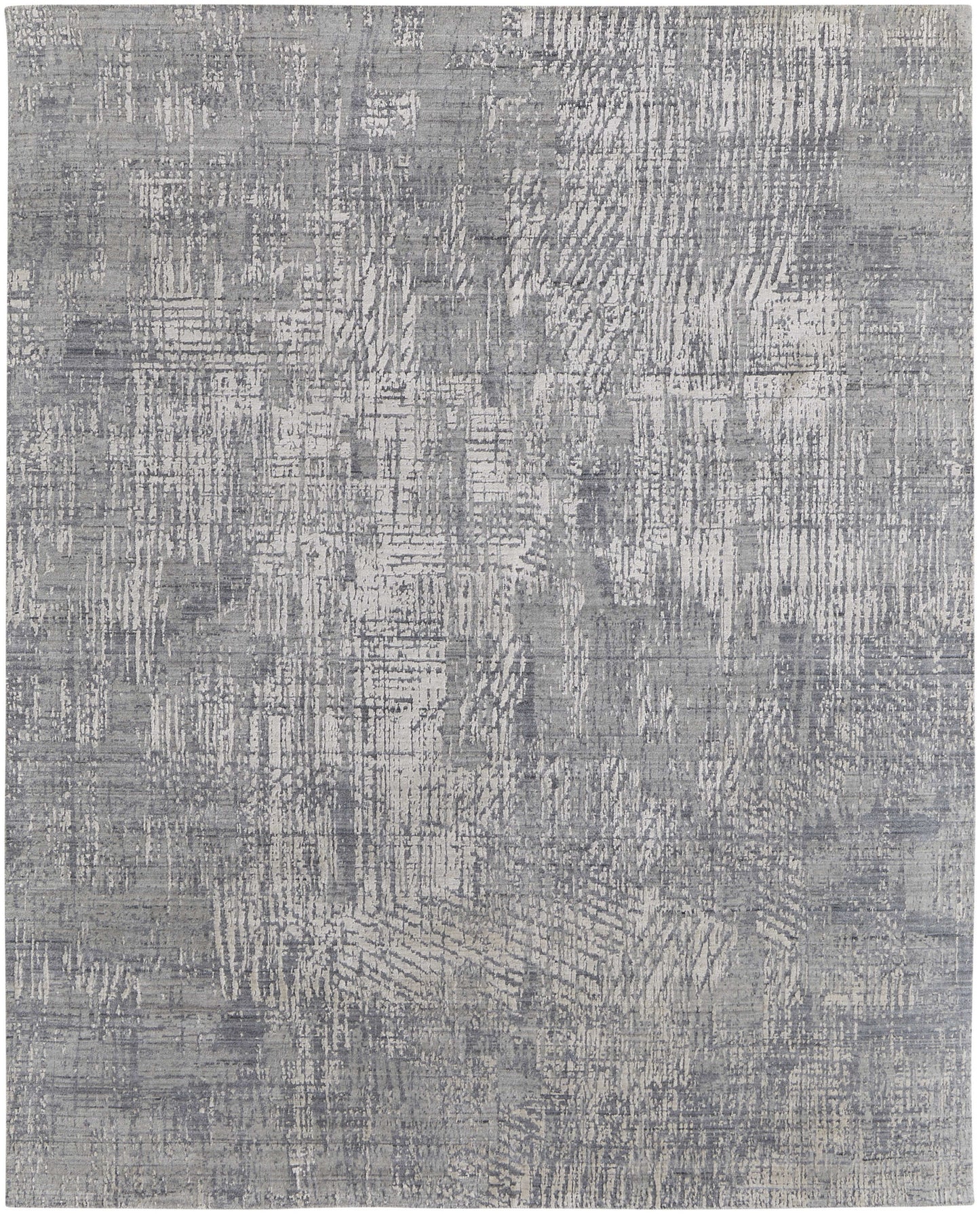 12 x 15 Gray & Silver Hand Woven Rug