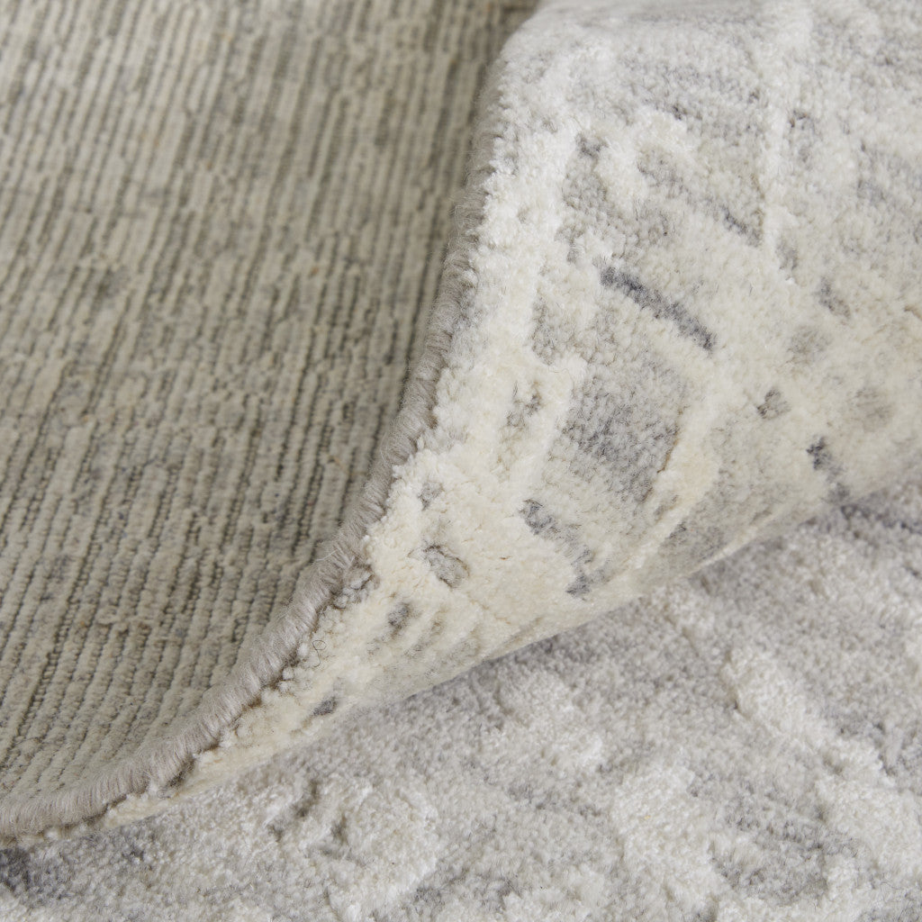 4 x 6 Ivory & Gray Hand Woven Rug