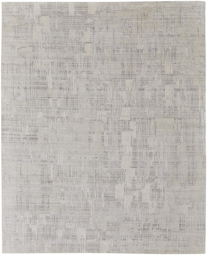4 x 6 Ivory & Gray Hand Woven Rug
