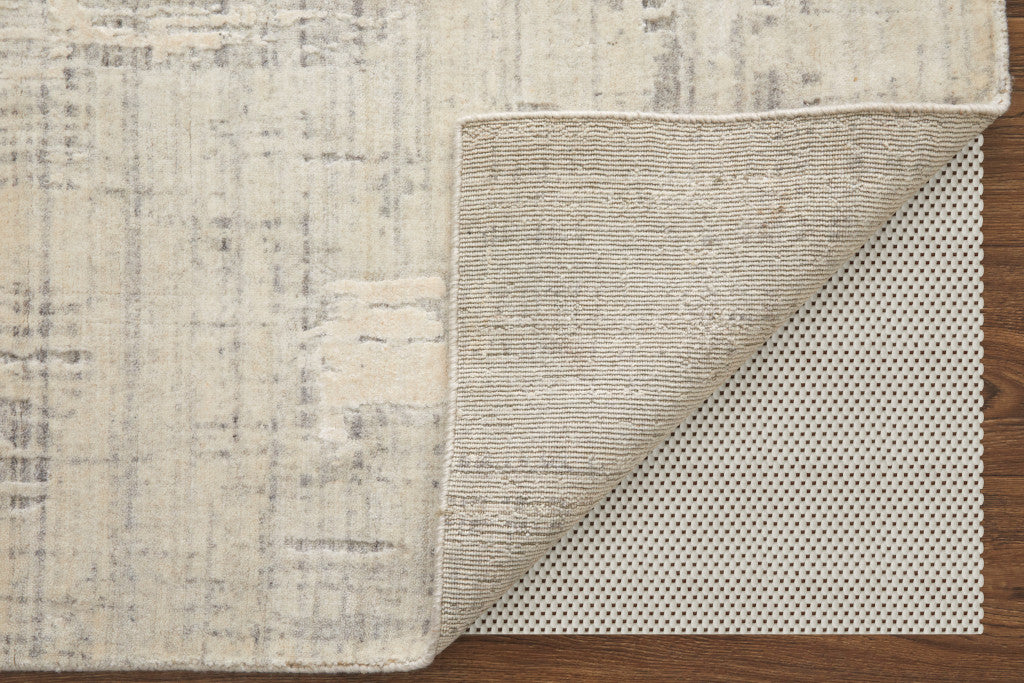 4 x 6 Ivory & Gray Hand Woven Rug