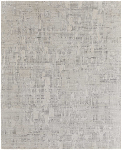 4 x 6 Ivory & Gray Hand Woven Rug
