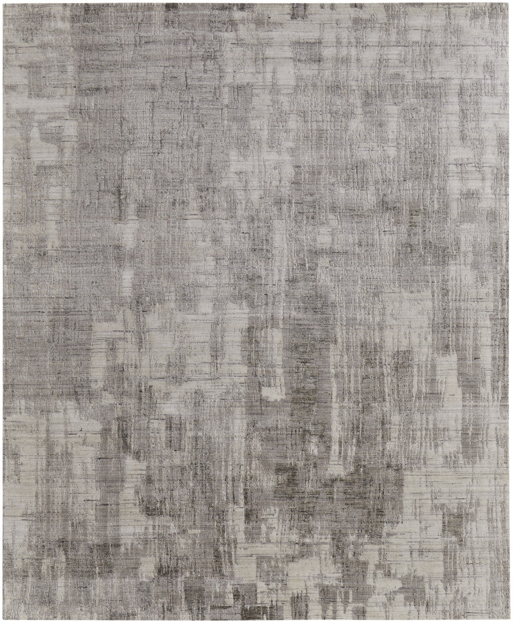 4 x 6 Gray & Ivory Hand Woven Rug
