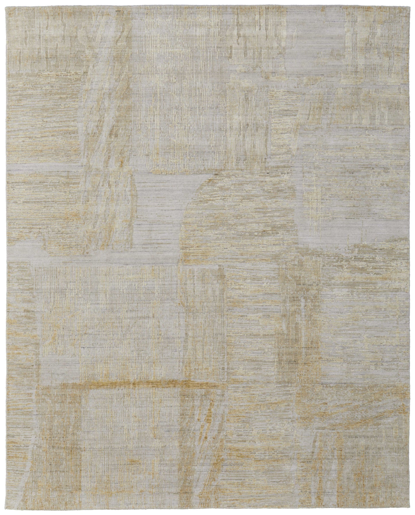 4 x 6 Yellow & Ivory Hand Woven Rug