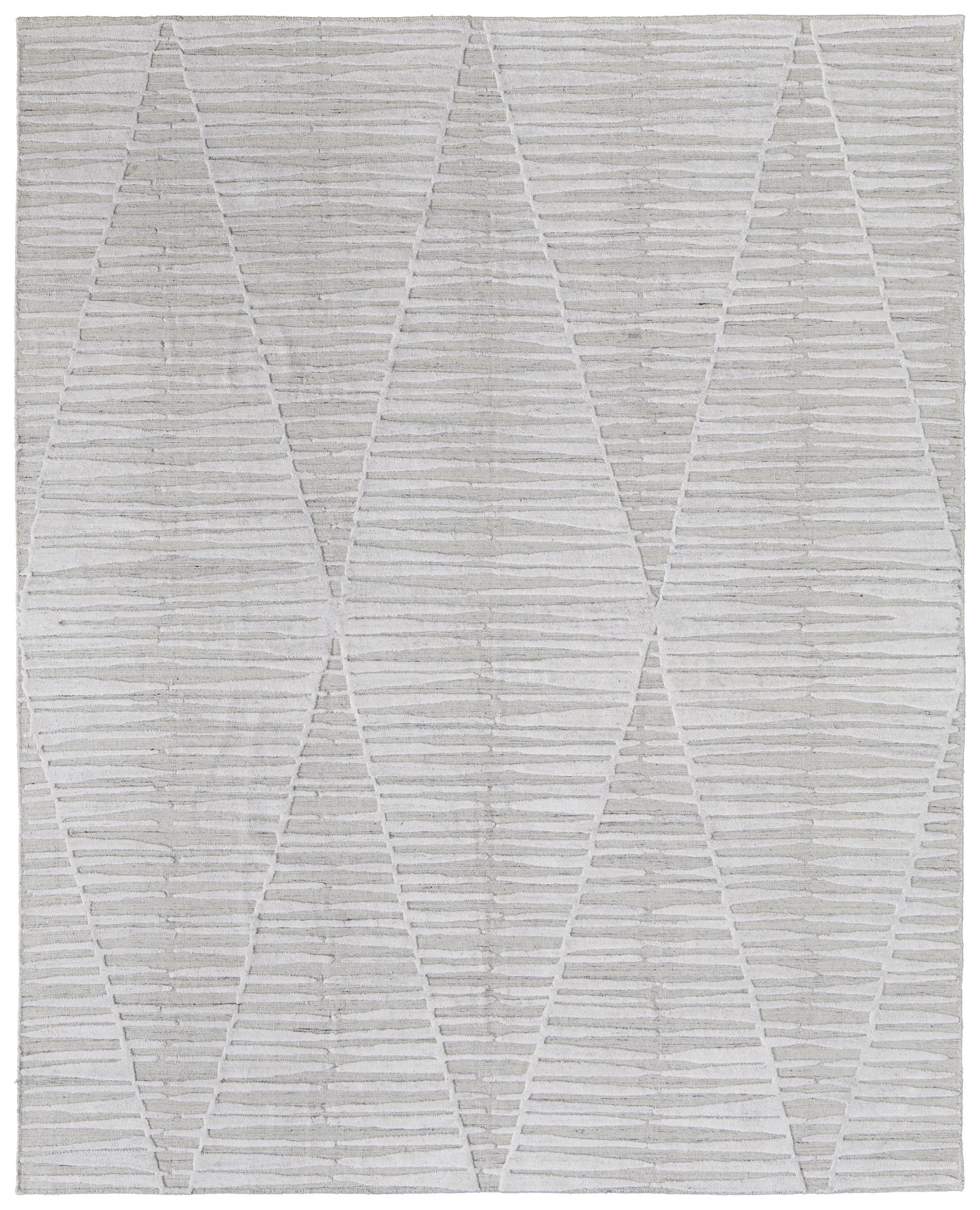 9 x 12 Ivory Geometric Hand Woven Rug