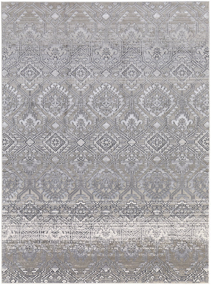 12 x 15 Black & Silver Power Loom Rug