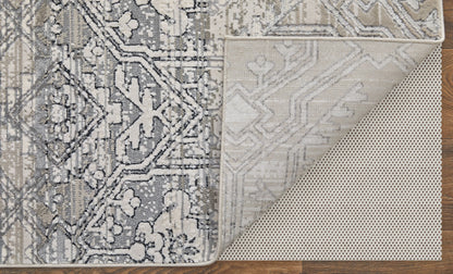 12 x 15 Black & Silver Power Loom Rug