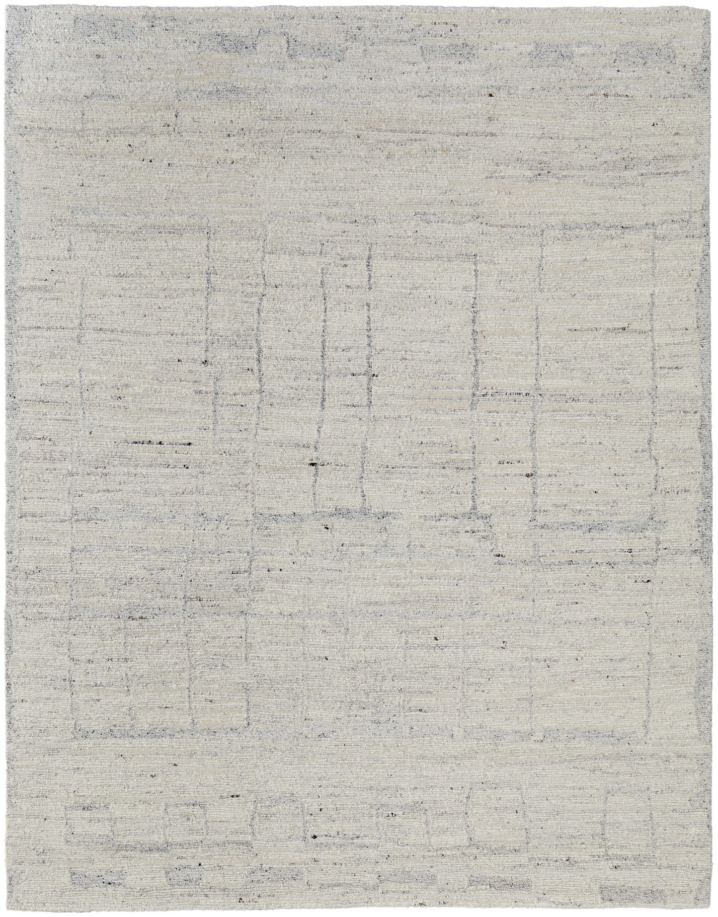 4 x 6 Gray & Ivory Hand Woven Rug