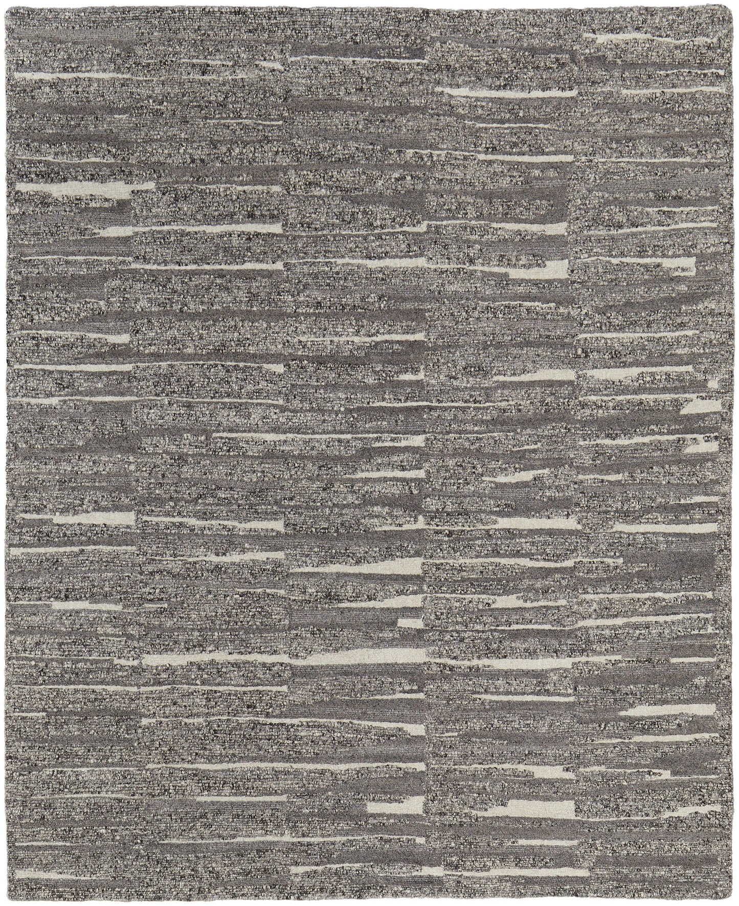 12 x 15 Gray Ivory & Taupe Hand Woven Rug