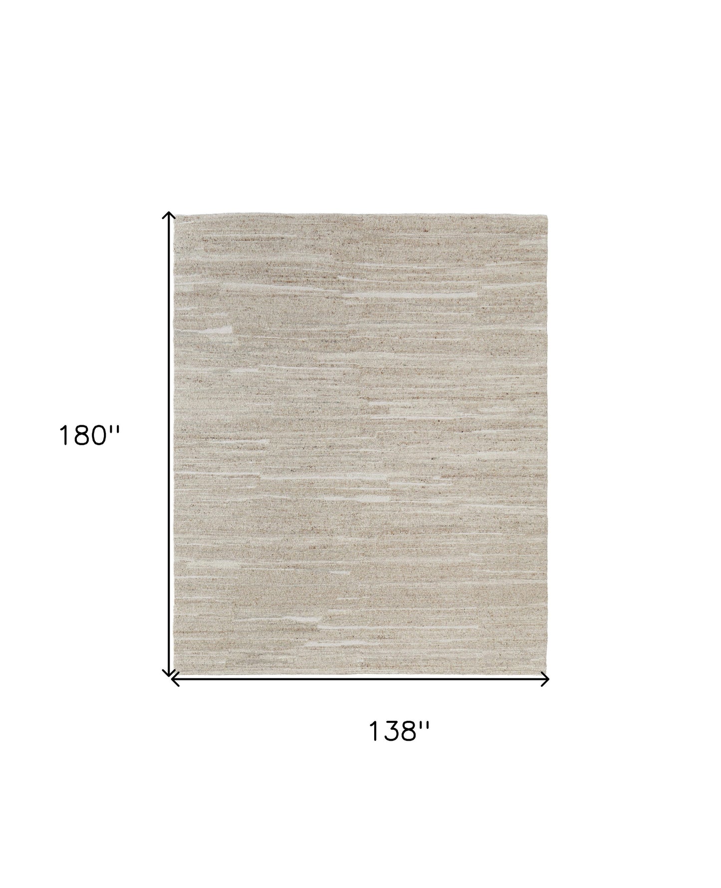 12 x 15 Ivory Hand Woven Rug