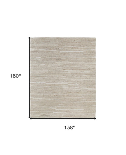 12 x 15 Ivory Hand Woven Rug