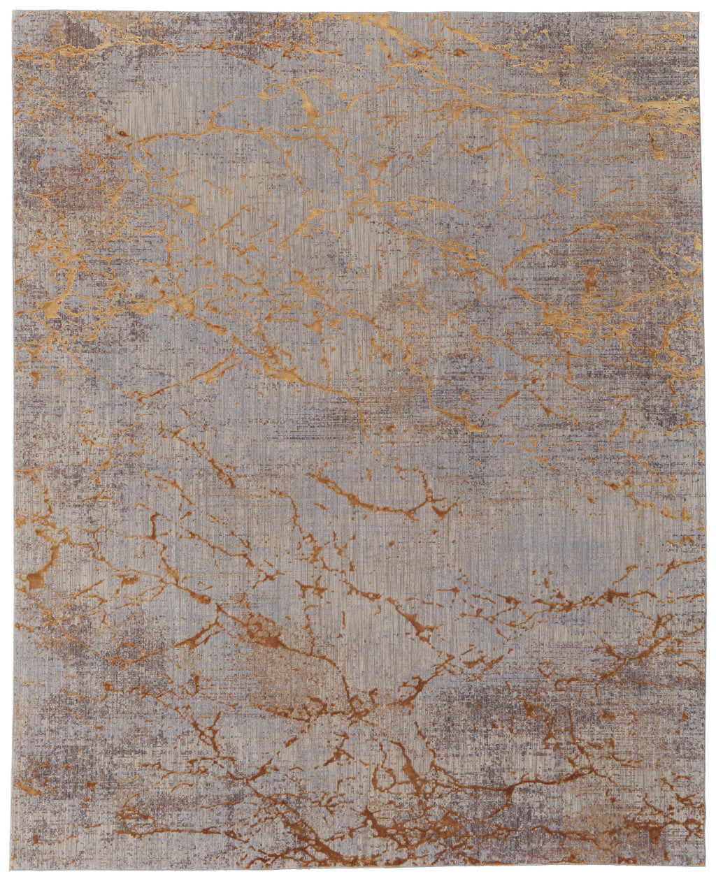 12 x 15 Brown Gold & Gray Power Loom Rug