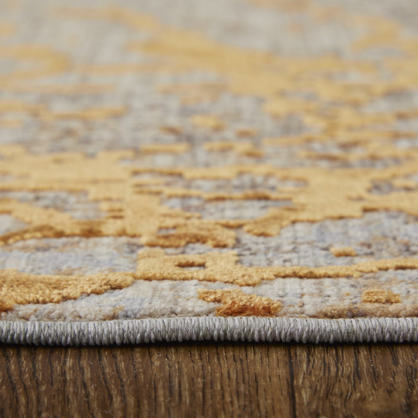 12 x 15 Brown Gold & Gray Power Loom Rug