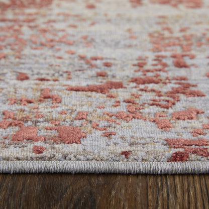 12 x 15 Red & Gray Power Loom Rug
