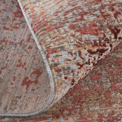 12 x 15 Red & Gray Power Loom Rug