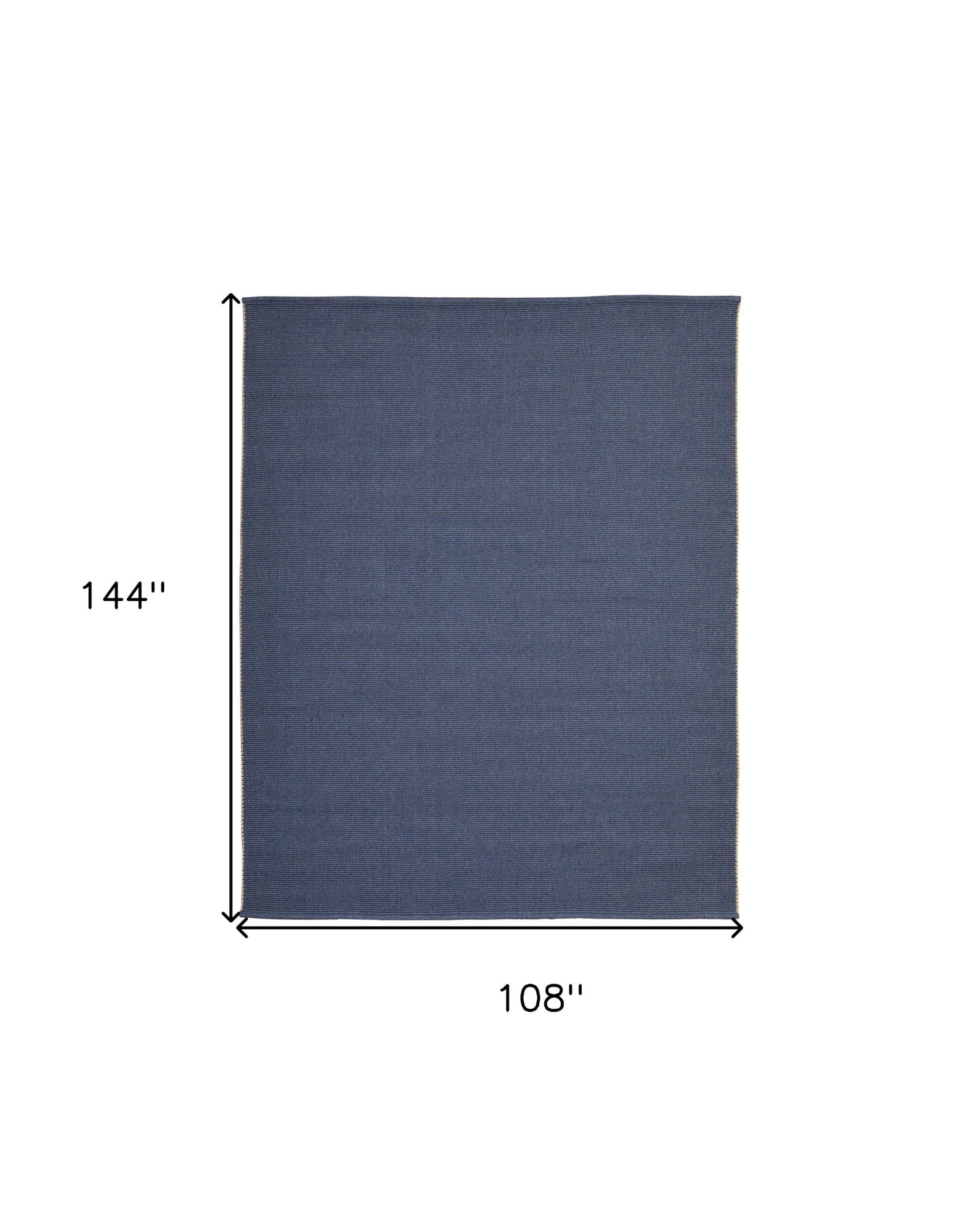 9 x 12 Blue Hand Woven Rug