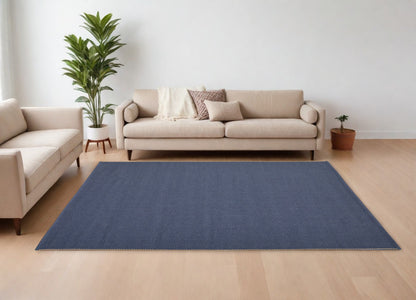 9 x 12 Blue Hand Woven Rug