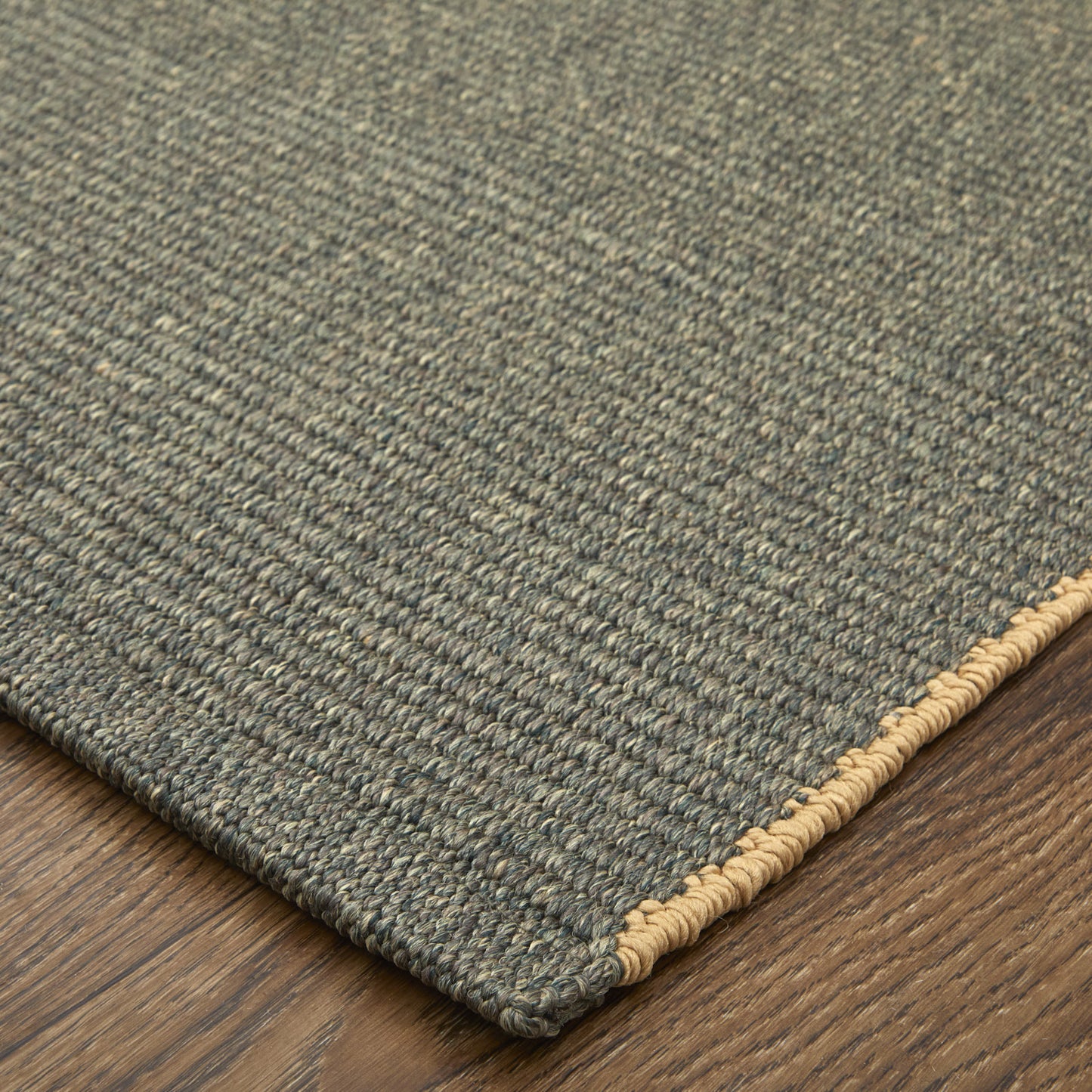 8 x 10 Green Hand Woven Rug
