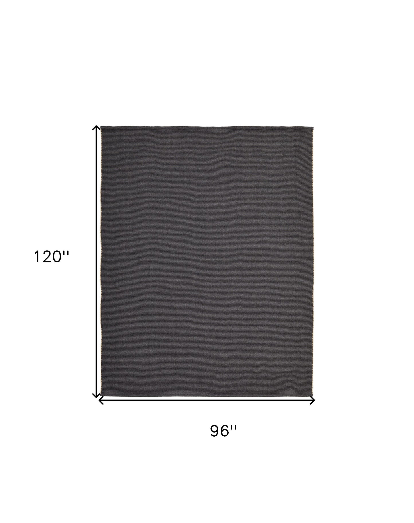 8 x 10 Tan & Gray Hand Woven Rug