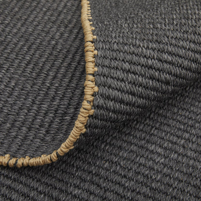 8 x 10 Tan & Gray Hand Woven Rug