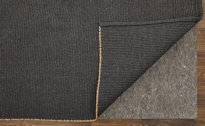 9 x 12 Tan & Gray Hand Woven Rug