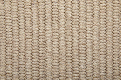 9 x 12 Ivory & Tan Hand Woven Rug