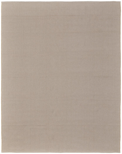 9 x 12 Ivory & Tan Hand Woven Rug
