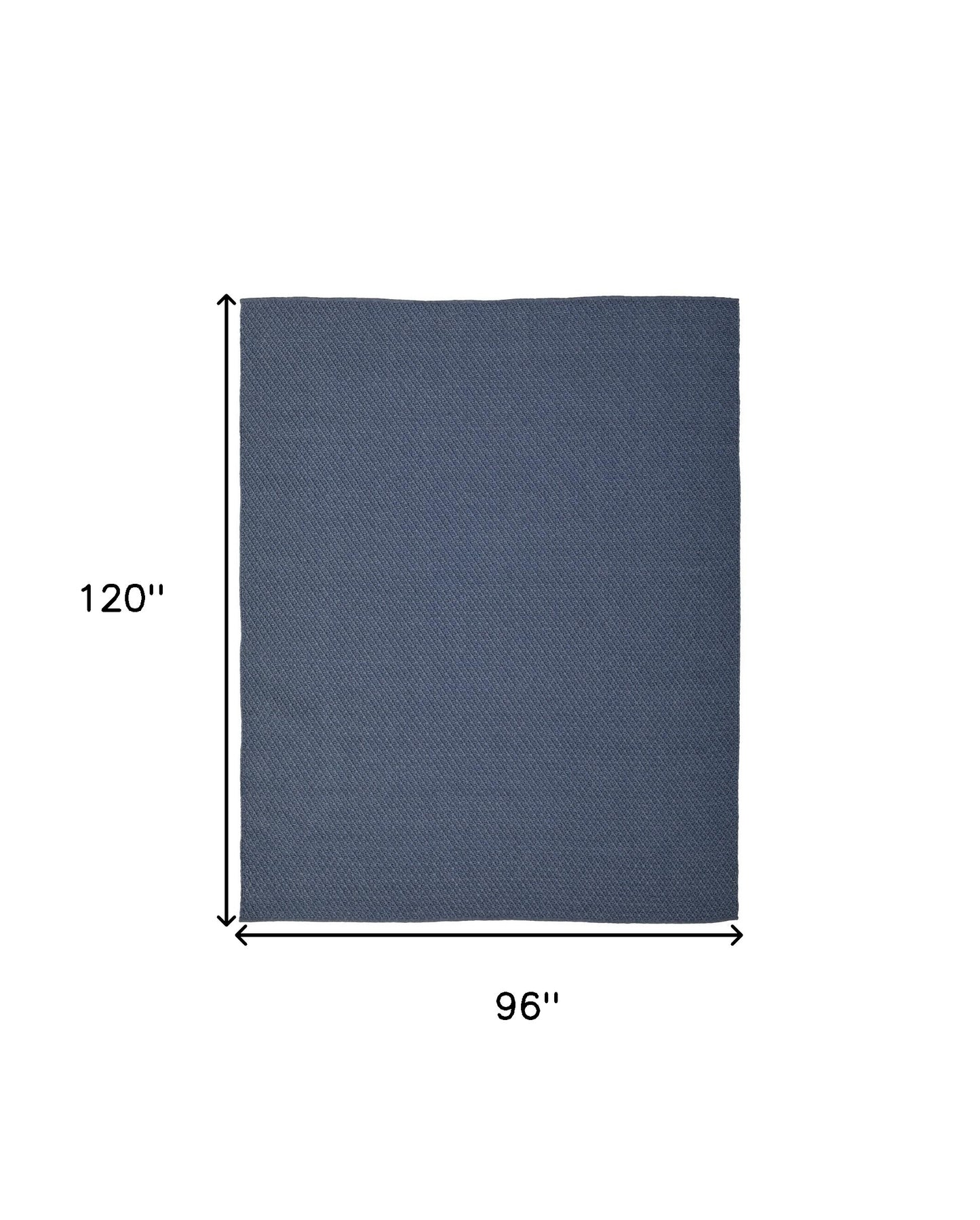 8 x 10 Blue Hand Woven Rug