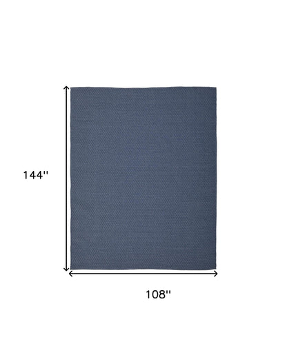 9 x 12 Blue Hand Woven Rug