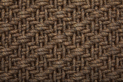9 x 12 Brown Hand Woven Rug