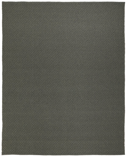 8 x 10 Green Hand Woven Rug