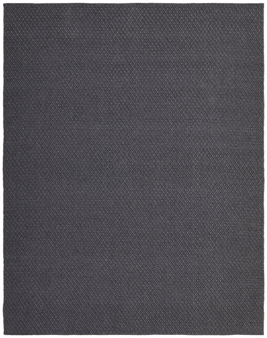 8 x 10 Gray Hand Woven Rug