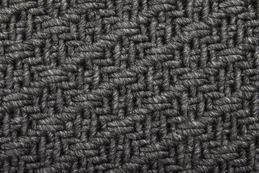 8 x 10 Gray Hand Woven Rug