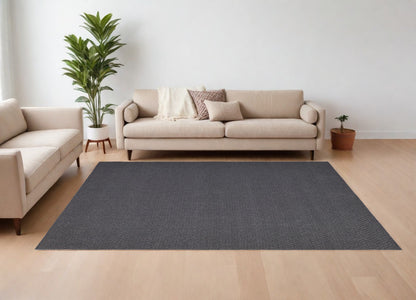9 x 12 Gray Hand Woven Rug