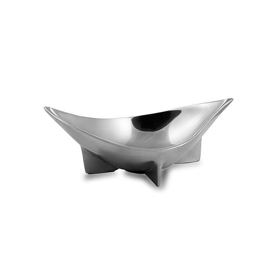Silver Oval Centerpiece Bowl