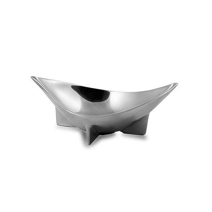 Silver Oval Centerpiece Bowl