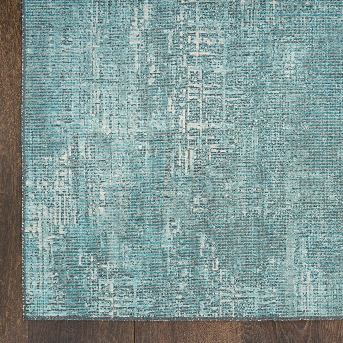 Nourison Botanical Green Machine Washable Rug - Corner