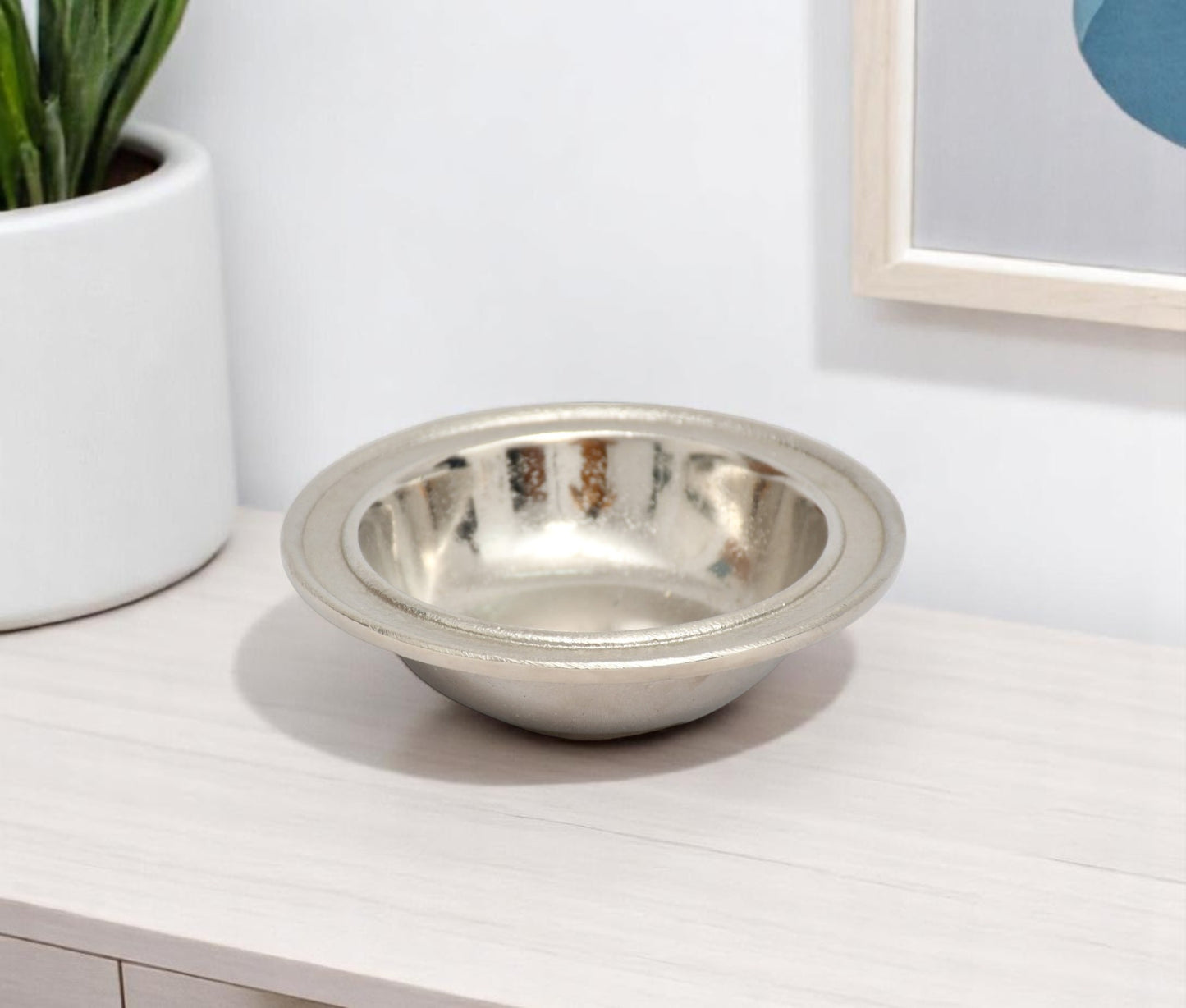 Silver Round Candy or Nut Bowl