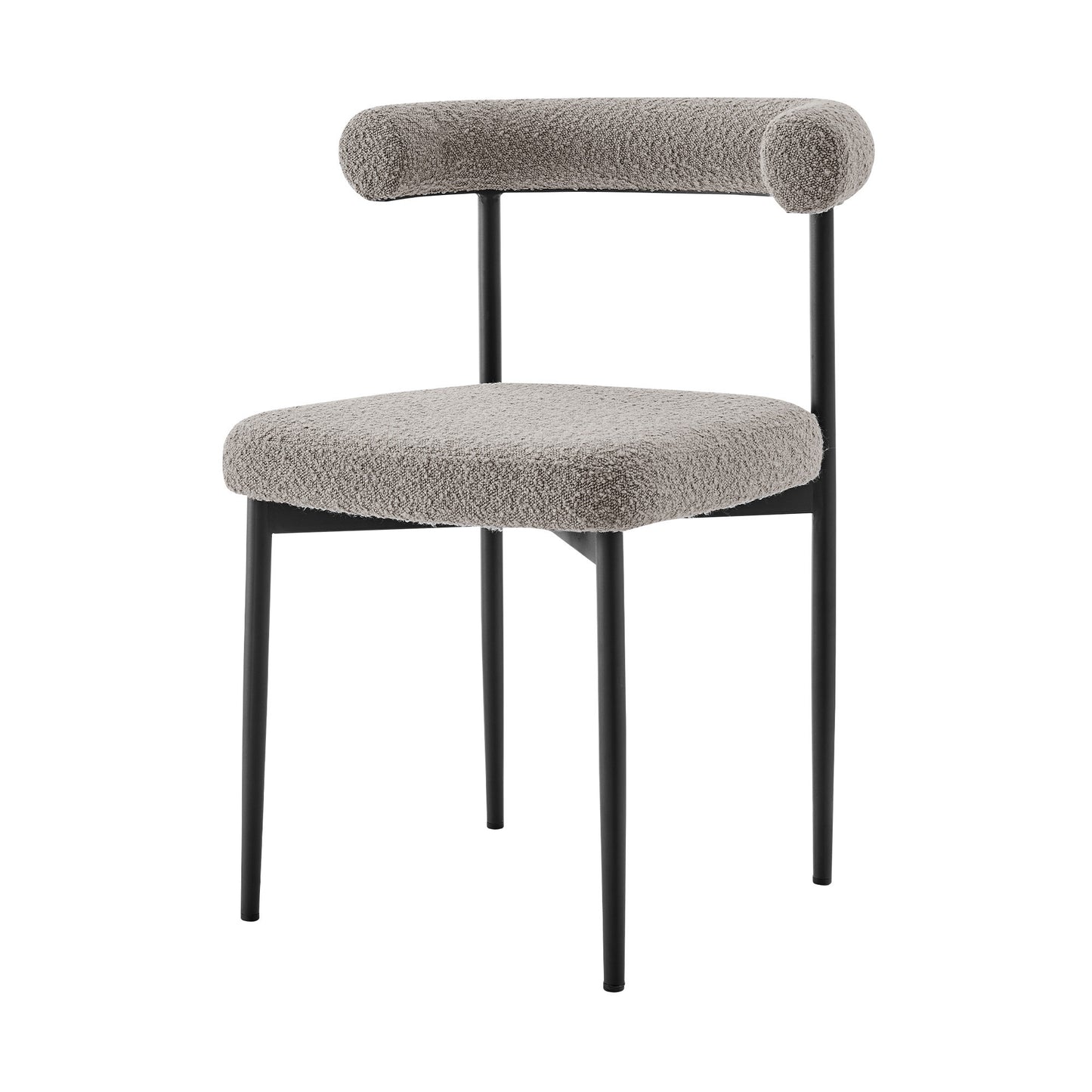 Gray & Black Dining Chair - Set of 2