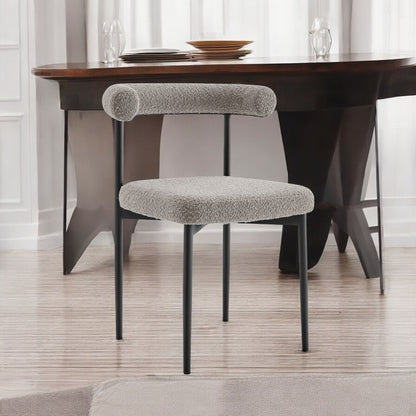 Gray & Black Dining Chair - Set of 2