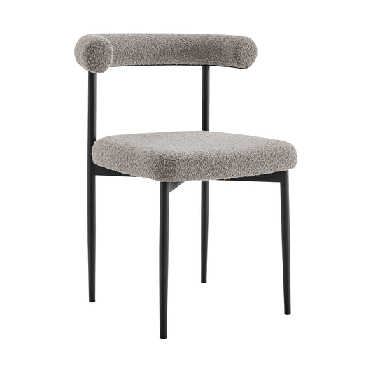 Gray & Black Dining Chair - Set of 2