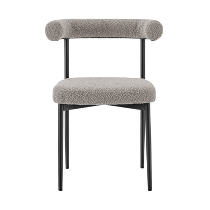 Gray & Black Dining Chair - Set of 2
